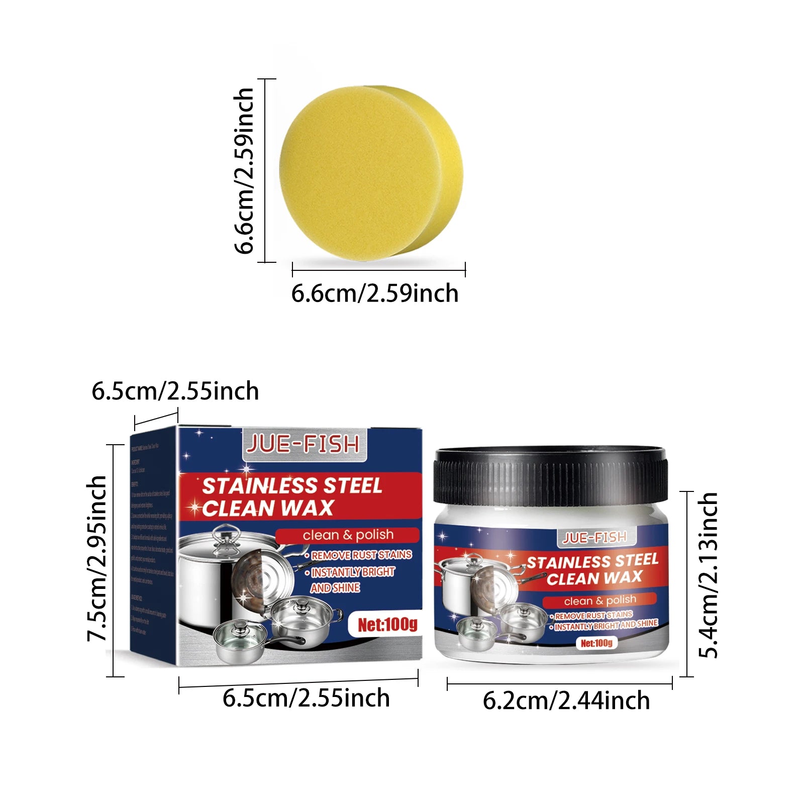 Stainless Steel Clean Wax