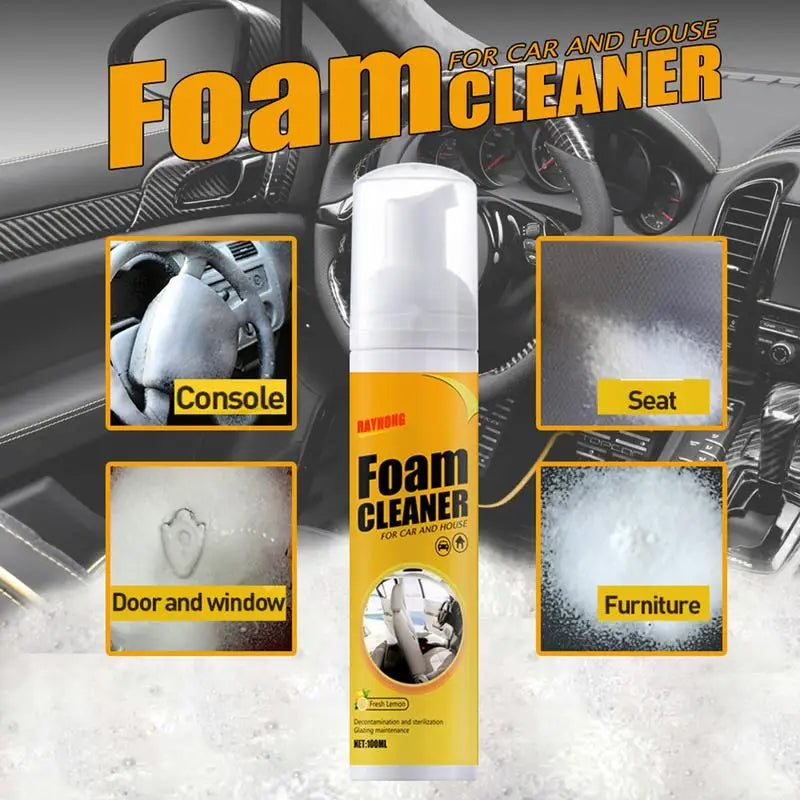 Multi-Purpose Foam Cleaner for Car & Home